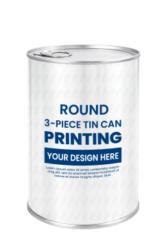 Hộp Thiếc In Đựng Ngũ Cốc 500gr D401 (Φ99x150)